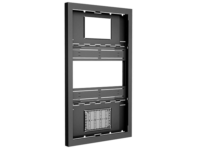 The CHIEF LW70UBP Wall Display Enclosure is designed to offer reliable protection and professional display support for portrait-oriented monitors up to 70 inches. Built with compliance in mind, it meets TAA standards and is manufactured in the United States. Ideal for commercial and federal installations, it ensures secure and compliant deployments in secure environments.
