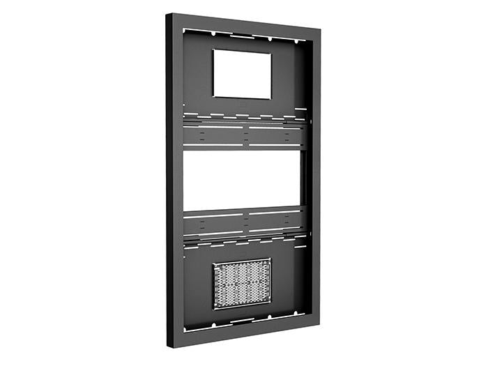 The Legrand-Chief LW75UBP is a portrait-style wall display enclosure engineered for 75" screens. Designed with a slim 3-inch depth and crafted in the USA, it offers both aesthetic appeal and compliance with TAA standards, making it suitable for high-security or government-related installations.