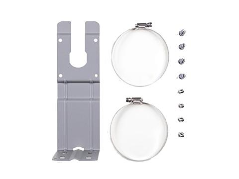 CISCO MA-MNT-ANT-4 is a vertical mounting bracket designed to securely attach Meraki MA-ANT-3-C and MA-ANT-3-D omnidirectional antennas to a variety of surfaces. Built for reliable installation, it supports both pole and wall mounts, offering flexibility in deployment for networking infrastructure.