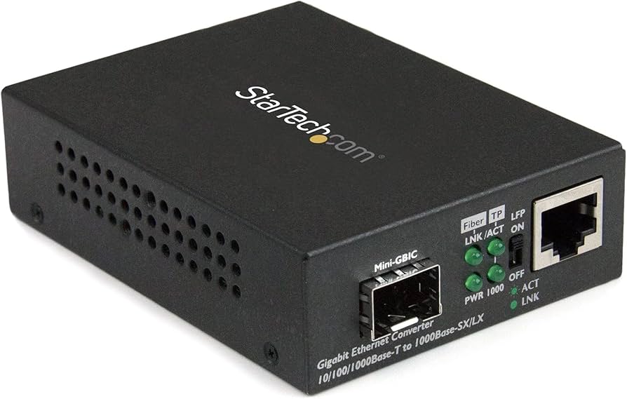StarTech Fiber Media Converter with Open SFP Slot - MCM1110SFP