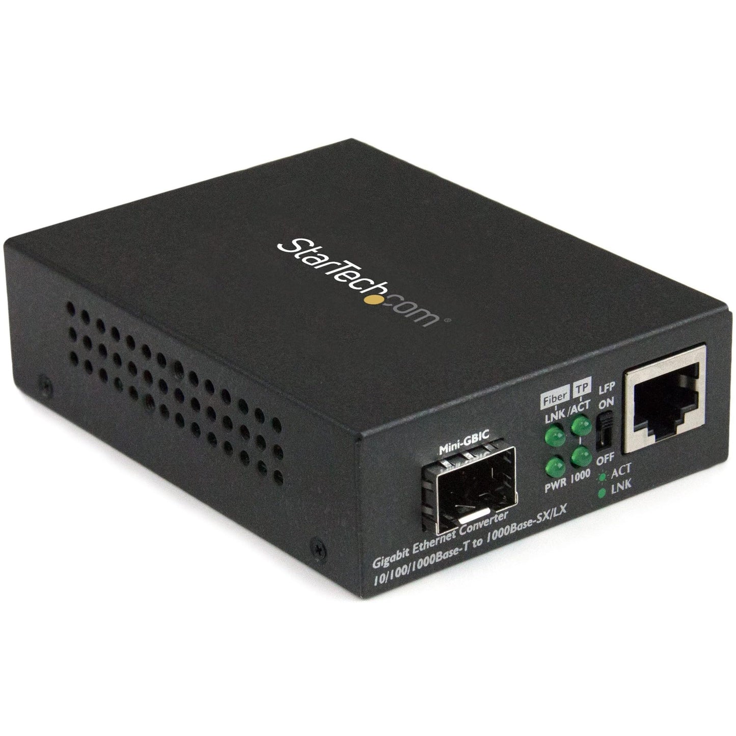 Convertisseur de média fibre optique StarTech avec emplacement SFP ouvert – MCM1110SFP