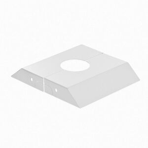 Plaque de plafond plate modulaire PEERLESS MOD-CPF, noire