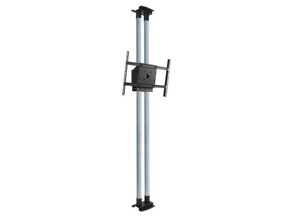 The Peerless MOD-FCS2KIT300 is a heavy-duty modular dual-pole floor-to-ceiling mount kit designed for 46-inch to 90-inch displays. Engineered in sleek black with a +20/-5° tilt range, it offers flexibility and durable support with a robust 211 lb weight capacity. TAA compliant and RoHS certified, this mount is ideal for professional AV installations.