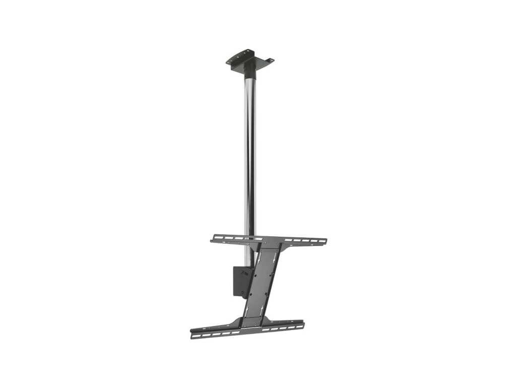 Peerless 1M Flat Panel Ceiling Kit, Chrome Finish