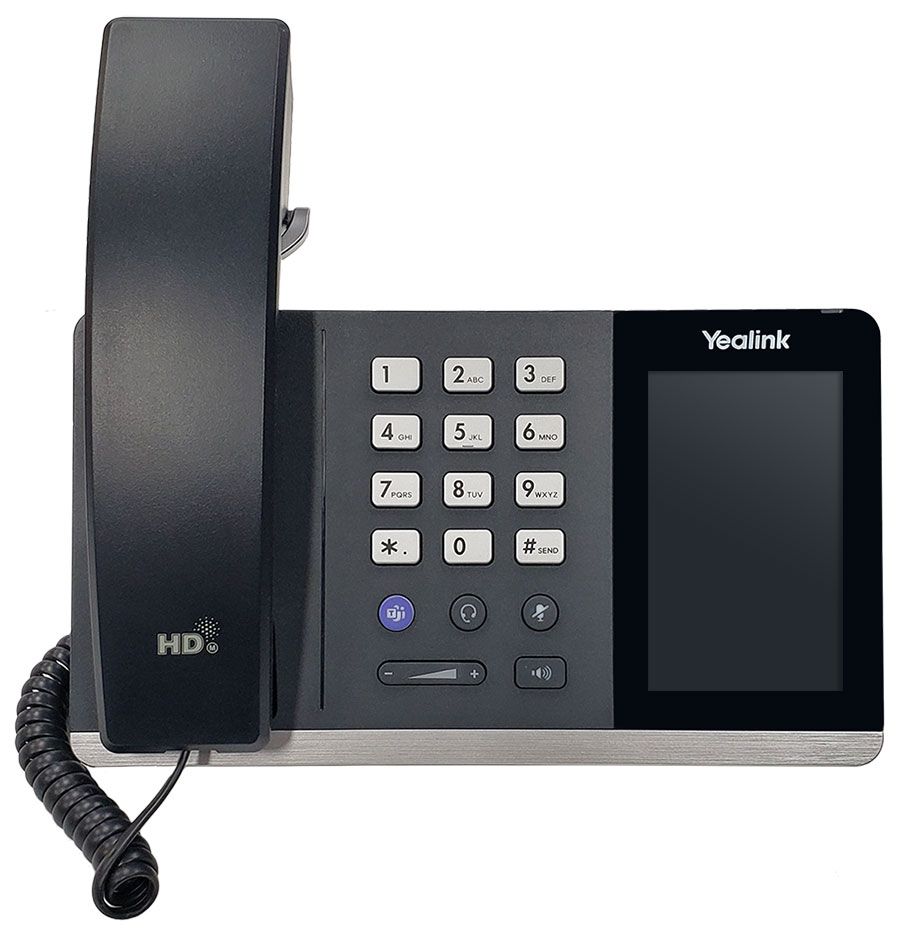 Téléphone USB YEALINK 1301118 MP45 avec écran tactile et hub USB
