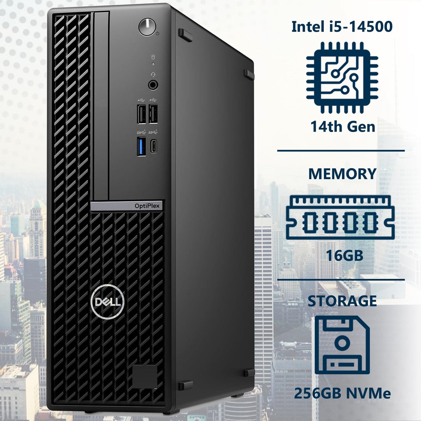 Dell OptiPlex 7020 MT i5-14500 8 Go 256 Go SSD Windows 11 Pro