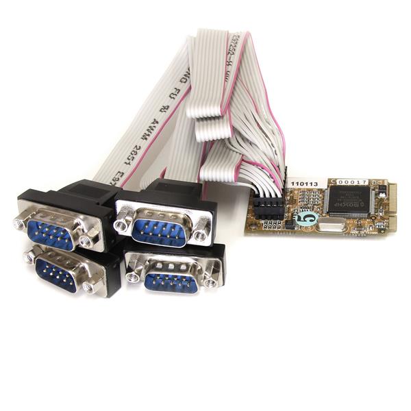 StarTech 4-Port Mini PCIe Serial Card with 16650 UART