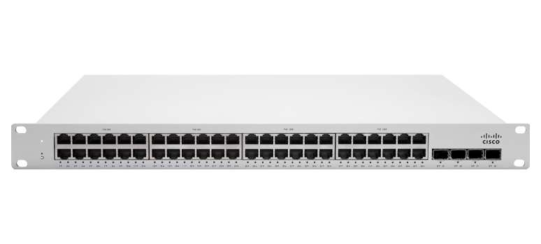 Commutateur Cisco Meraki MS210-48 1G L2 GigE 48 ports géré par le cloud