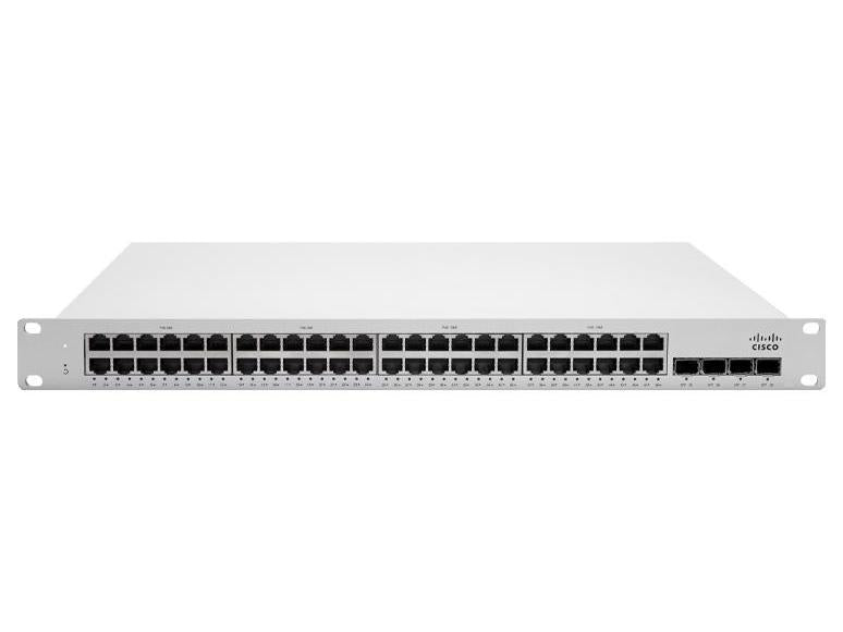 MERAKI MS210-48LP 1G L2 CLD-MNGD 48X GIGE 370W POE SWITCH. This 48-port switch offers cloud-managed Layer 2 networking with integrated Power over Ethernet capabilities, ideal for scalable deployments. Designed and built for TAA compliance, it is suited for government and enterprise-grade environments.