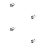 Chief MSB6394 200 x 200 M4 Interface Bracket, Black