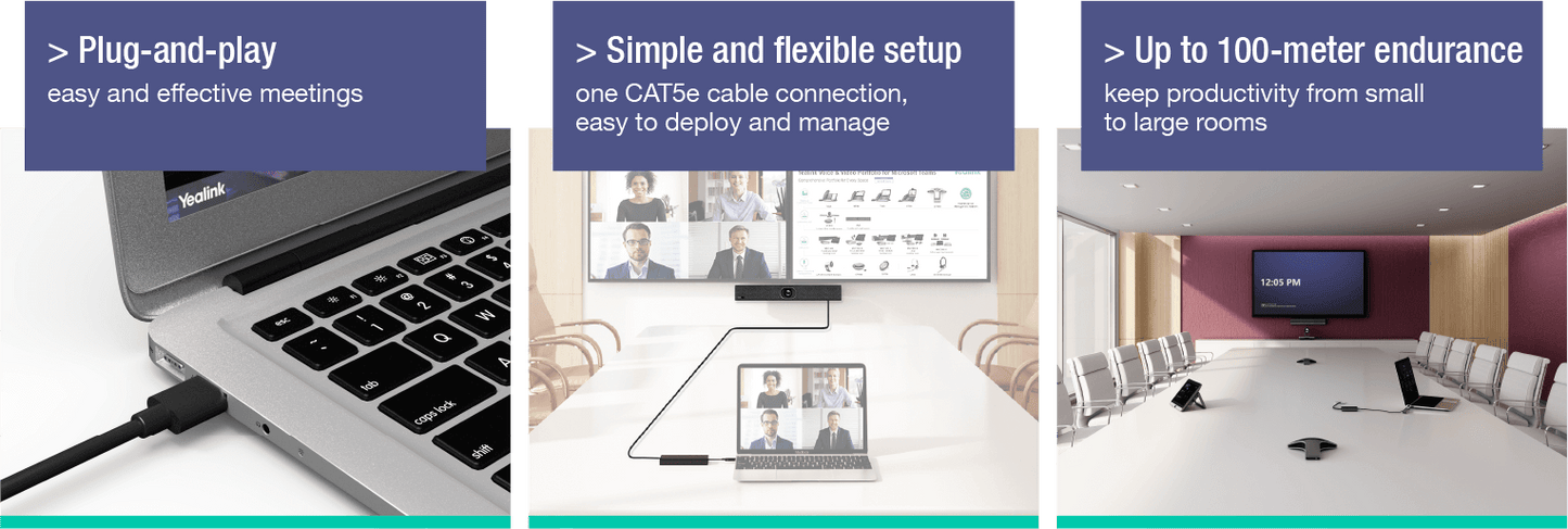 Yealink MVC-BYOD-EXTENDER Extension BYOD pour les équipes et les salles Zoom