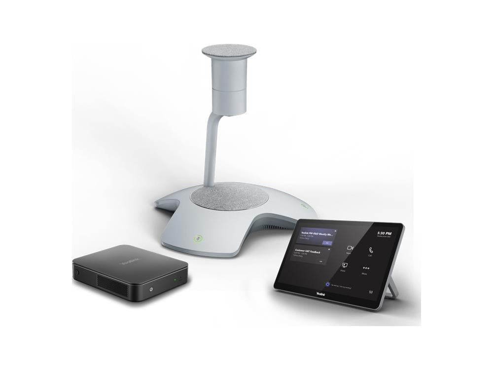 Enhance your meeting experience with the Yealink MVCS60-C5-000, a native Microsoft Teams Rooms system tailored for small to medium-sized conference spaces. This all-in-one solution includes the SmartVision60 intelligent camera, MCore Pro mini-PC, MTouch Plus control panel, and RoomSensor, providing seamless collaboration and intuitive control.