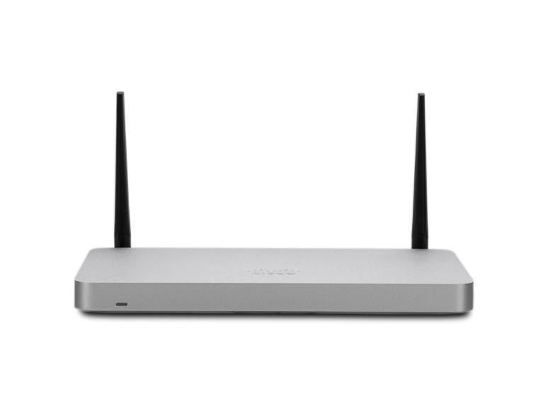 The Cisco Meraki MX67C LTE Router/Security Appliance is a compact, cloud-managed solution designed for secure connectivity in North American deployments. Ideal for small branch environments, it integrates LTE capabilities, firewall protection, and VPN support. With a throughput of up to 450 Mbps, it's built for reliable high-performance networking and secure connectivity management.