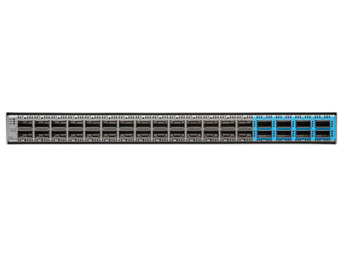 The Cisco Nexus 9300 Series model N9K-C93600CD-GX offers advanced switching capabilities with 28 ports of 100G and 8 ports of 400G. Designed for high-performance networking environments, it supports TAA compliance and is manufactured in Brazil, China, or Mexico. Engineered for scalability, this switch is ideal for data center and cloud-scale applications.