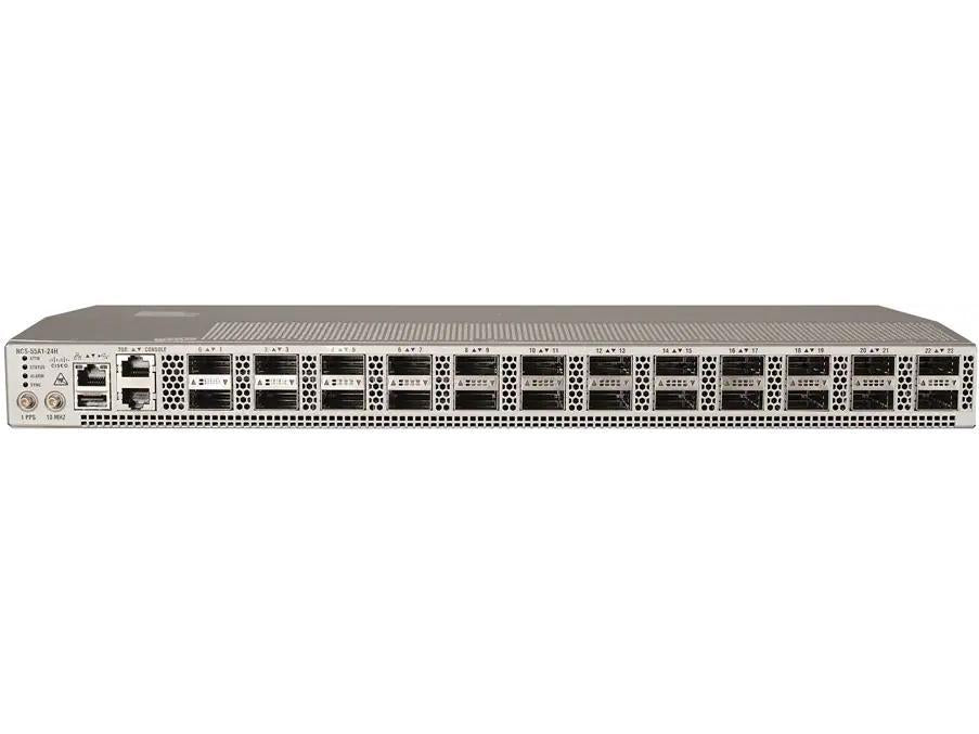 The Cisco NCS-55A1-24H Base HW delivers high-performance networking with a flexible consumption model and smart licensing. Ideal for scalable infrastructure deployments, it supports compliance mandates and robust performance capabilities suitable for modern data centers.