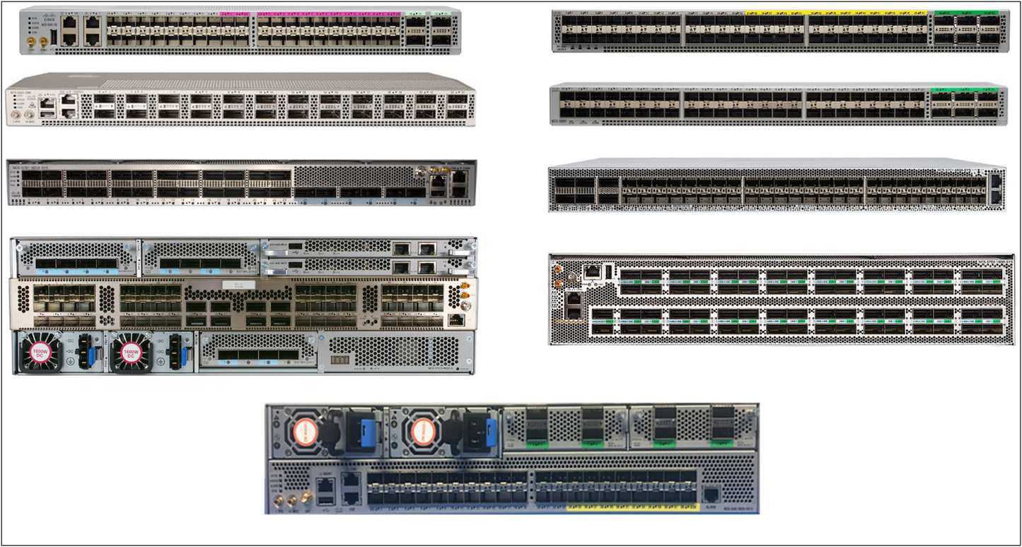 Routeur CISCO NCS55A1 24Q6H-SS avec MACSec, débit de 900 Gbit/s