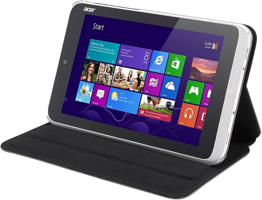 Housse de protection gris foncé ACER pour tablette W3-810