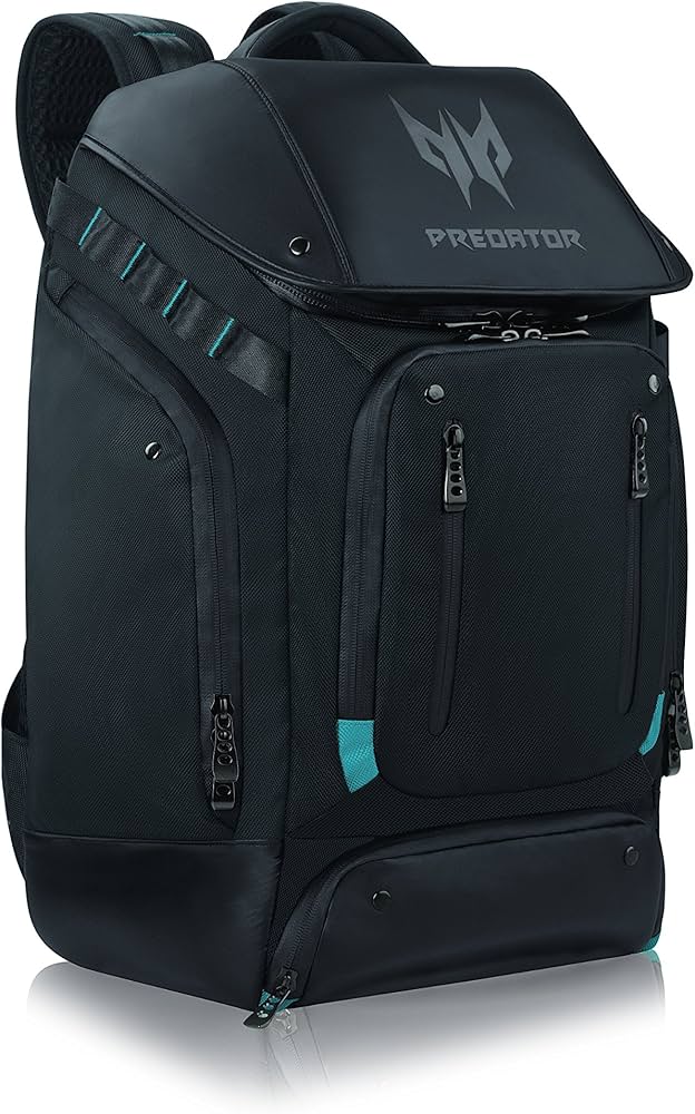 Sac à dos utilitaire ACER Predator bleu sarcelle, compatible avec les ordinateurs portables jusqu'à 17 pouces