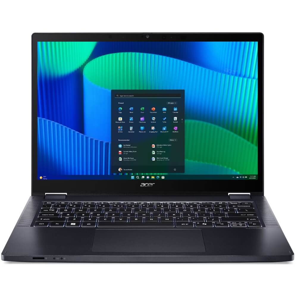 ACER TravelMate P4 Spin 14, Core Ultra 7, 16 Go, SSD 1 To, écran tactile WUXGA