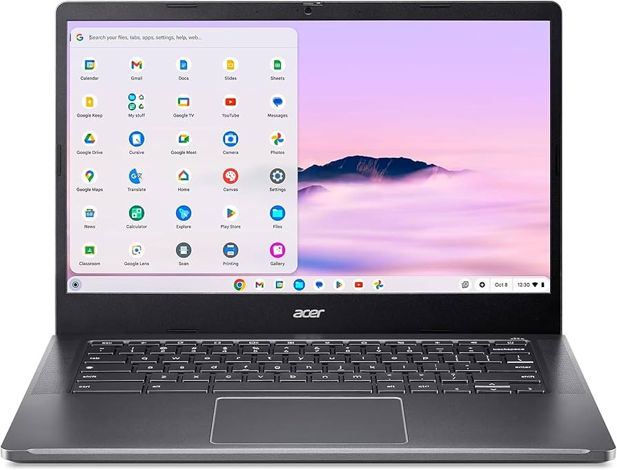 ACER 14in Touch Chromebook, Intel Core i3 N305, 8GB RAM, 256GB SSD