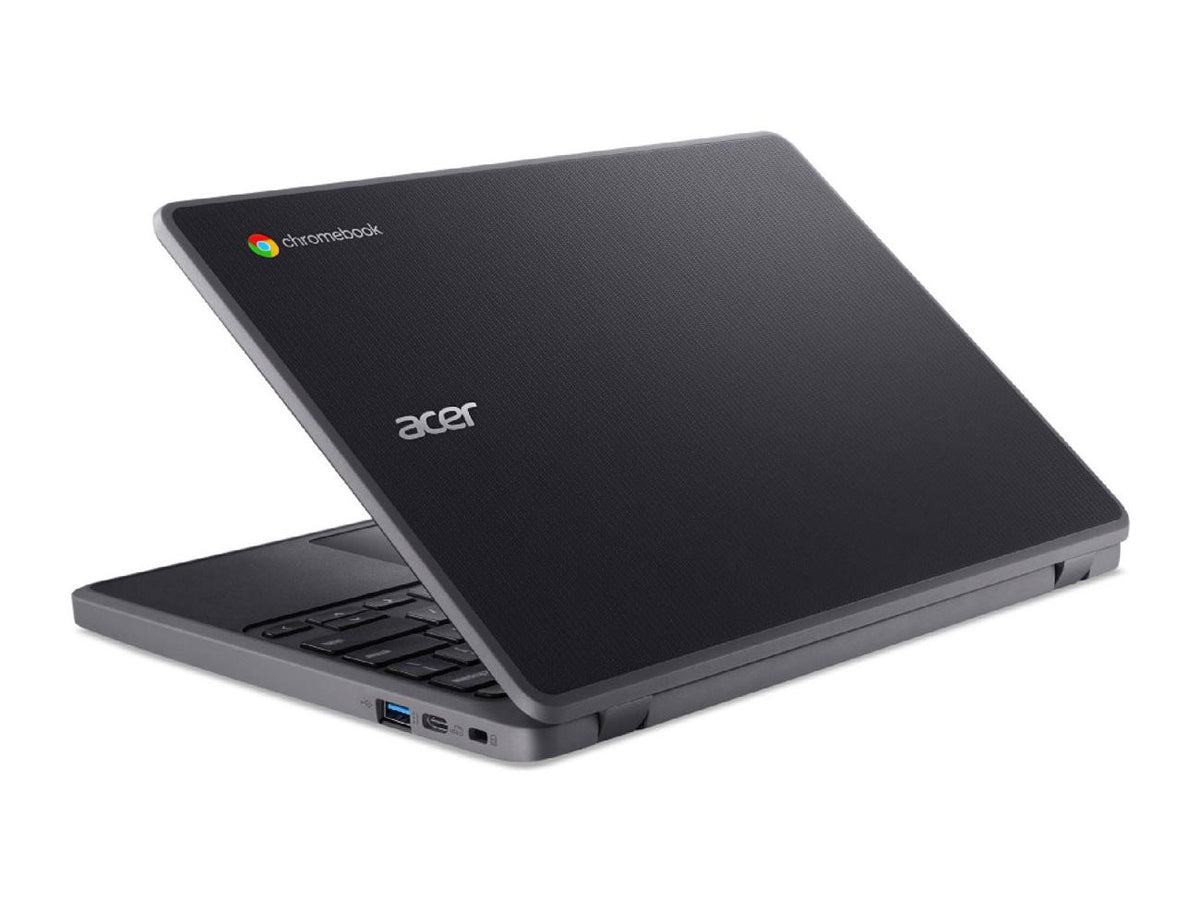 The ACER C736-C32E Chromebook offers portable performance with an 11.6-inch IPS display, Intel N100 processor, 8GB LPDDR5 RAM, and 32GB eMMC storage. Running on Chrome OS, it includes Wi-Fi 6E, Bluetooth 5.1, and up to 12 hours of battery life. Ideal for education and mobile productivity, it also features a Discrete H1 TPM module for added security.