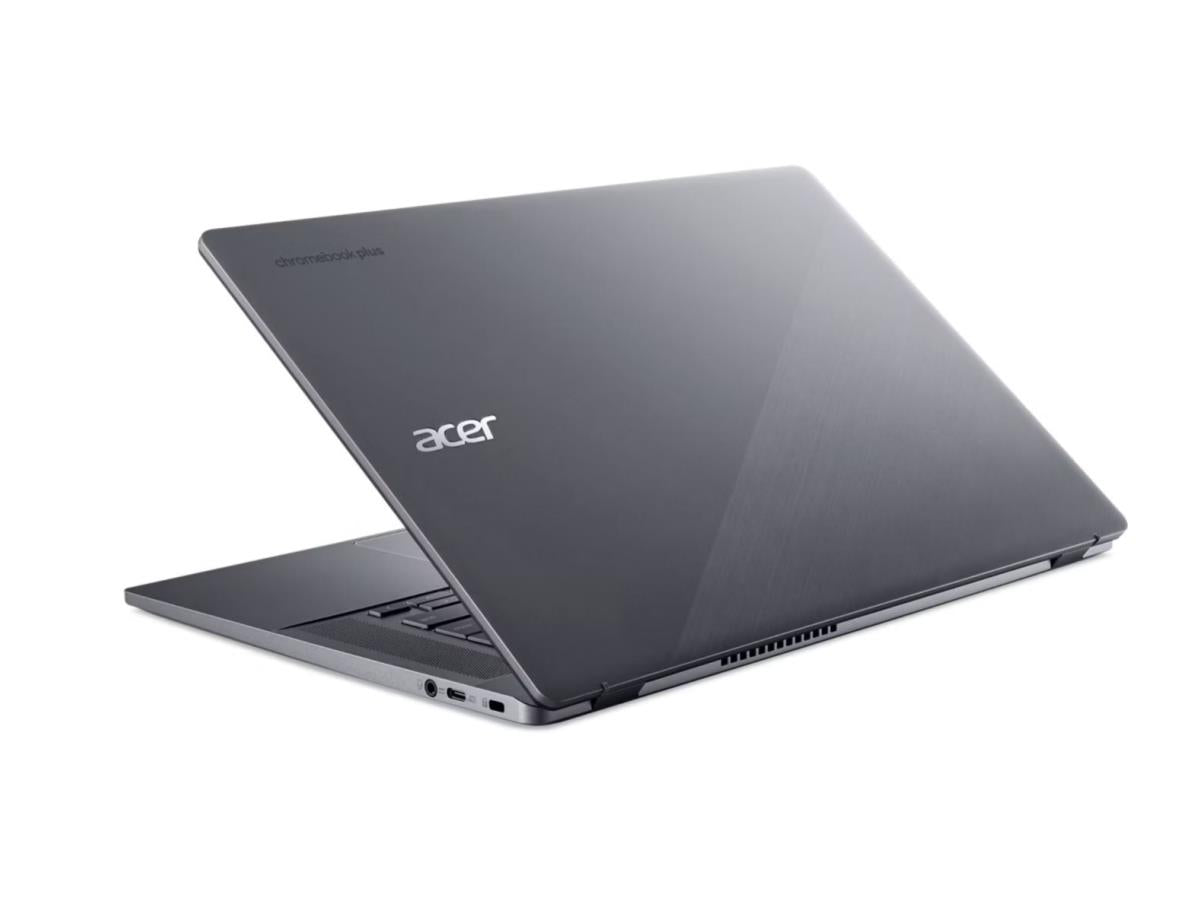 The ACER CBE595-1-50CA Chromebook delivers strong performance and productivity in a sleek 15.6-inch form factor. Powered by a 13th Gen Intel Core i5-1335U processor with 10 cores, it features 8GB LPDDR5X RAM and a fast 256GB PCIe Gen 4 NVMe SSD. With Chrome OS, Wi-Fi 6E connectivity, and a full HD webcam, it's built for both work and school tasks.