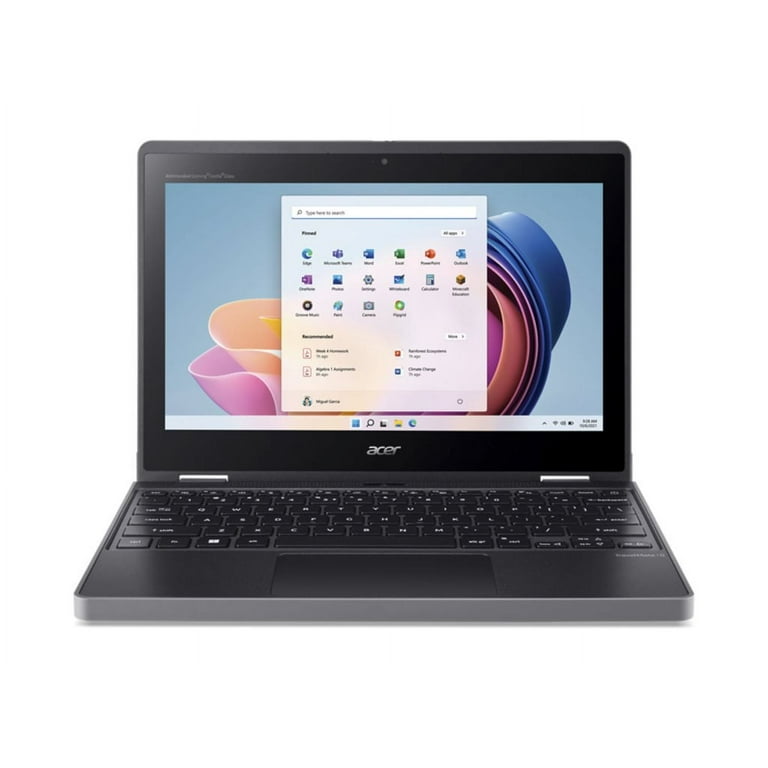 Ordinateur portable tactile ACER TMB311R-33-P1GS 11,6 pouces, processeur Intel N200, 8 Go de RAM, SSD 128 Go