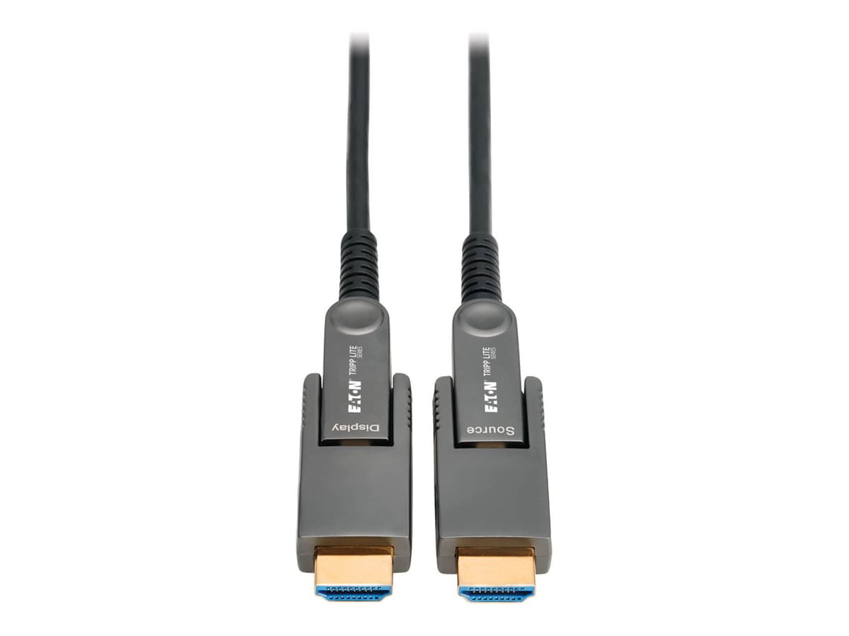 Câble HDMI 8K Eaton Tripp Lite fibre optique AOC M/M, 10 m, détachable, noir