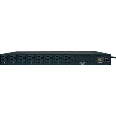 Eaton Tripp Lite Series 1.9kW Single-Phase Local Metered Automatic Transfer Switch PDU, 2 120V L5-20P / 5-20P Inputs, 16 5-15/20R Outputs, 1U, TAA