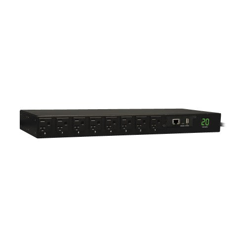 Eaton 1.9kW Single-Phase Switched PDU - LX Interface, 120V Outlets (16 5-15/20R), L5-20P/5-20P Input, 12 ft. (3.66 m) Cord, 1U Rack-Mount, TAA