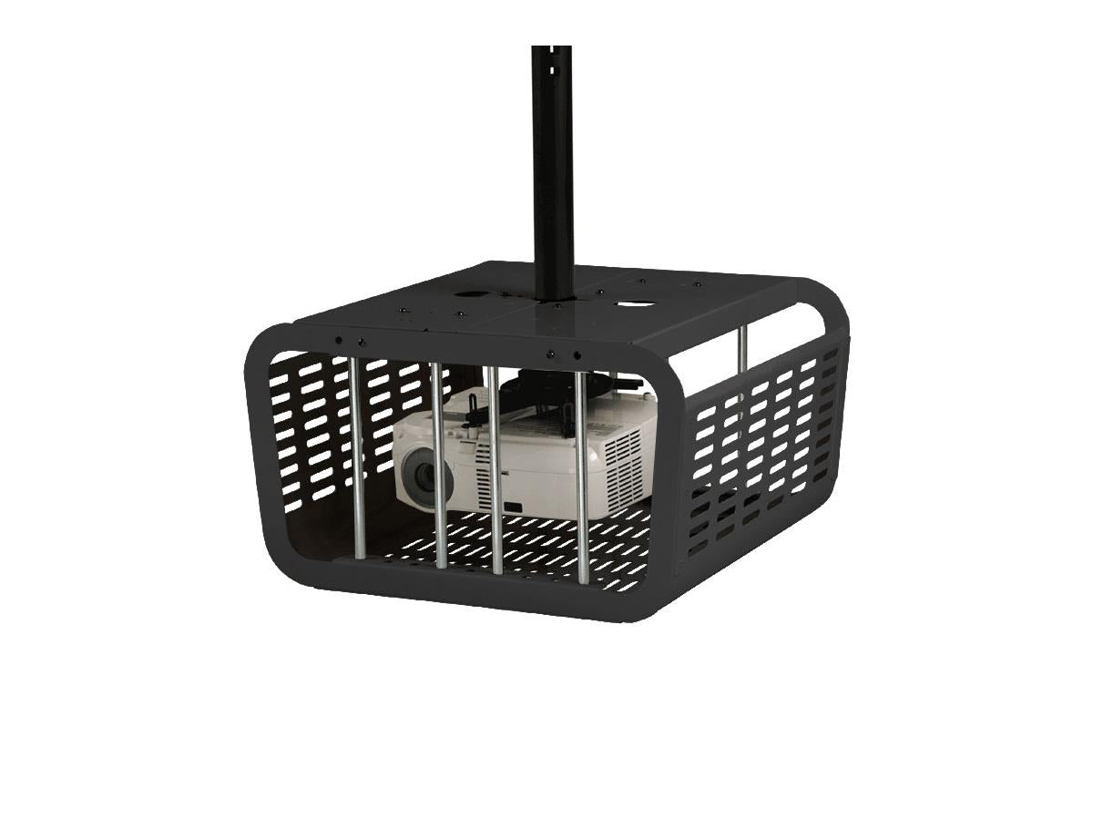 Peerless AV PE1120 is a robust projector enclosure designed to securely protect projectors up to 35 lbs (15 kg). Built to integrate seamlessly with Peerless-AV projector mounts, it provides durable protection while maintaining accessibility. Ideal for installations requiring compliance and protection in demanding environments.