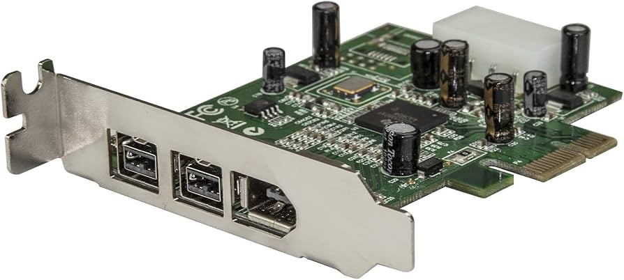 StarTech PEX1394B3LP 3-Port Low Profile PCIe FireWire Card