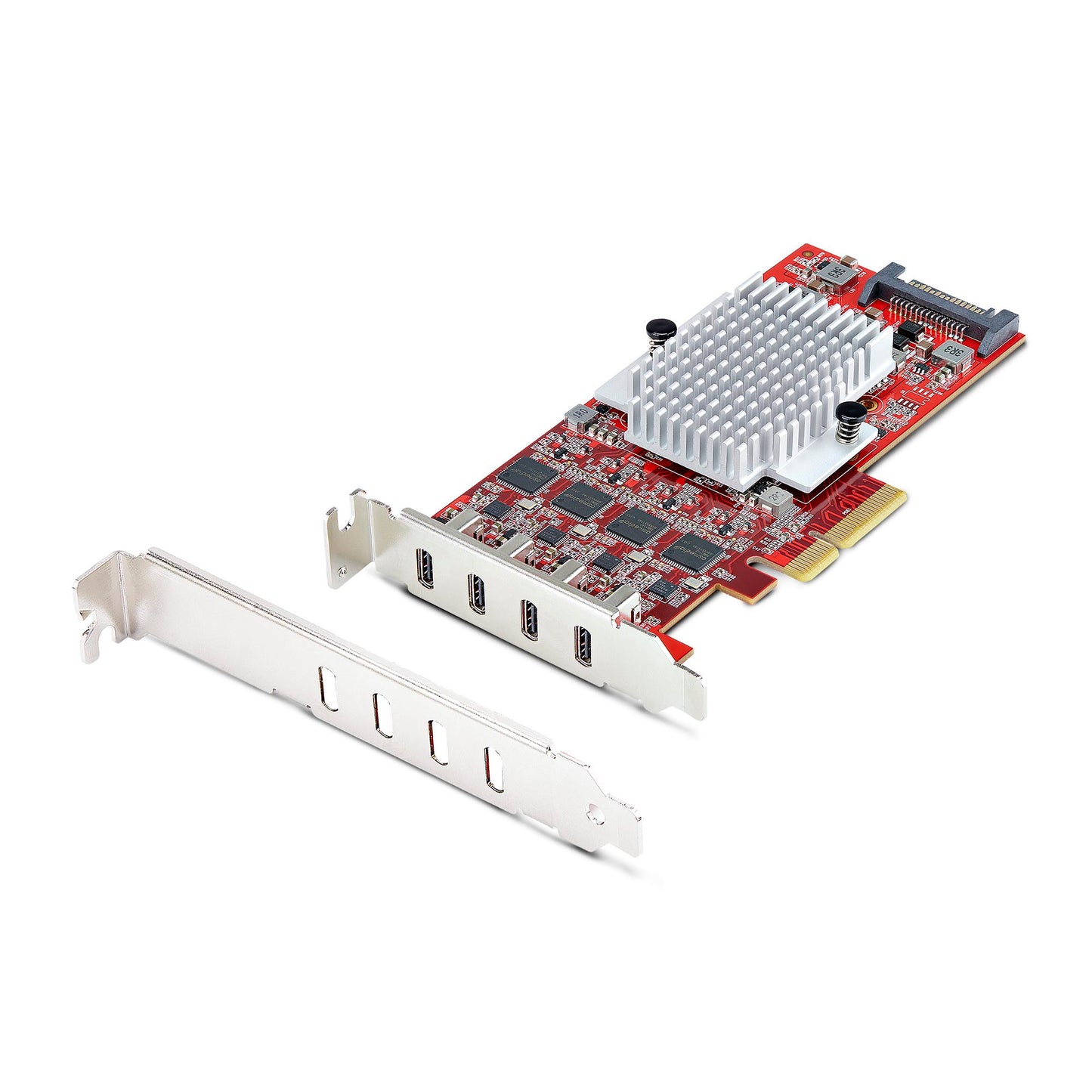 StarTech PCIe x1 to x16 Slot Extension Adapter, External, Red
