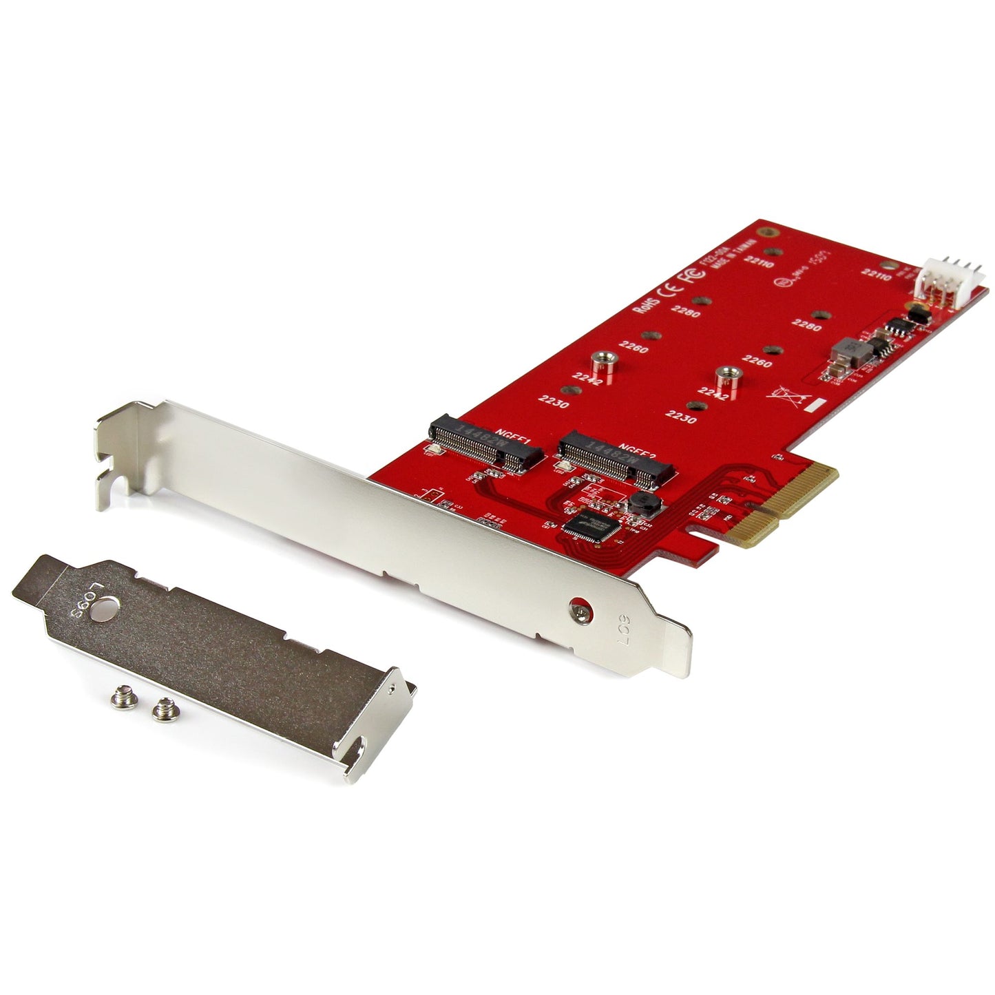 STARTECH PCIe 2x M.2 SATA SSD Controller Card (PEX2M2)