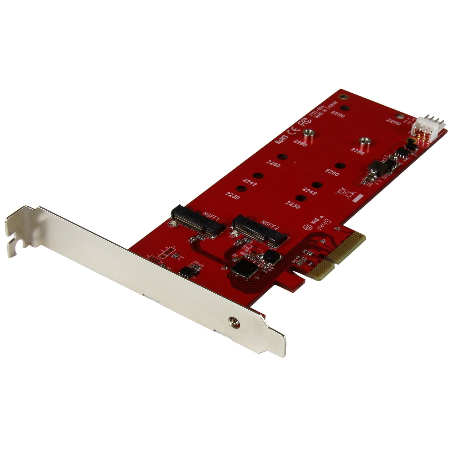 STARTECH PCIe 2x M.2 SATA SSD Controller Card (PEX2M2)