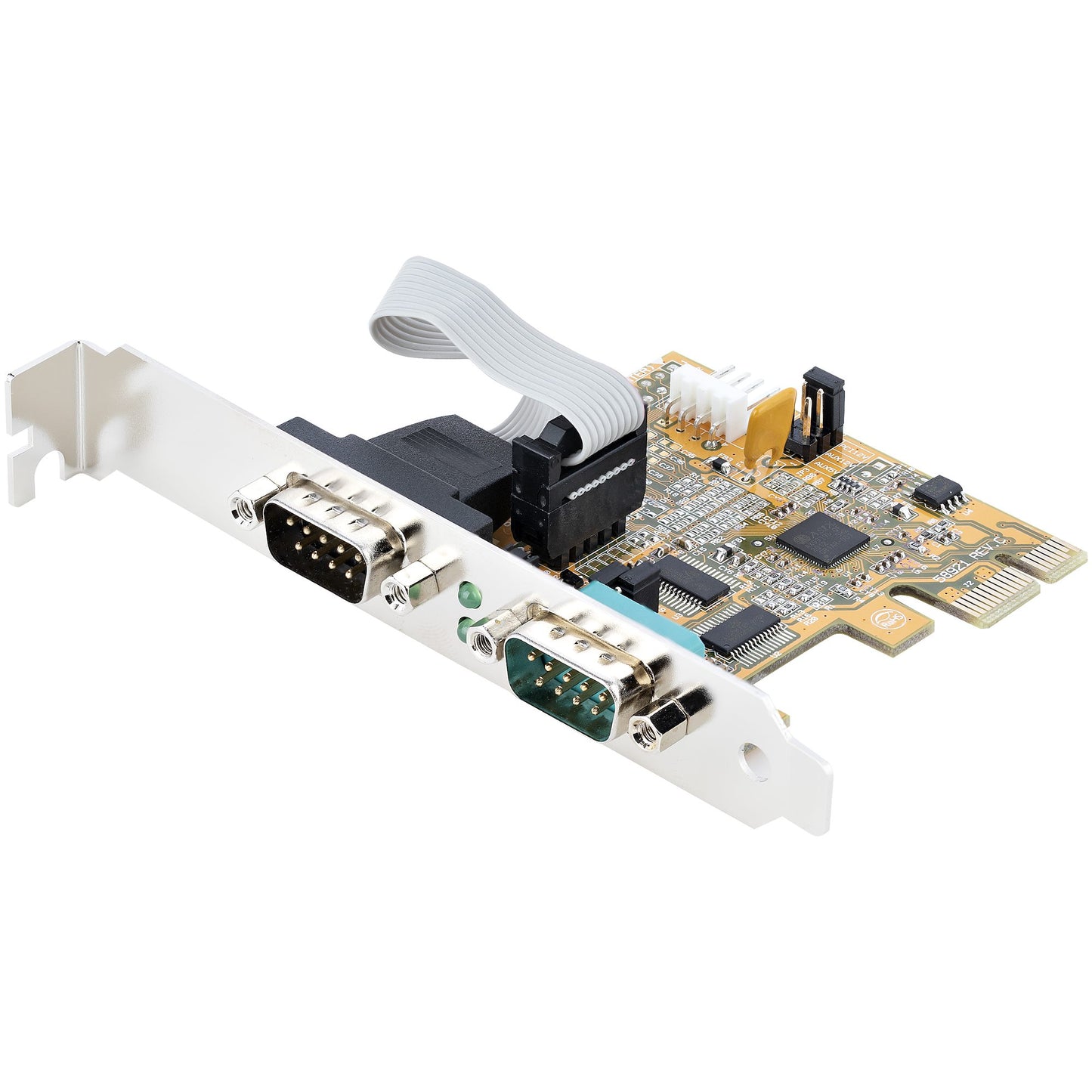 Carte série StarTech PCIe RS232 à 2 ports avec UART 16C1050