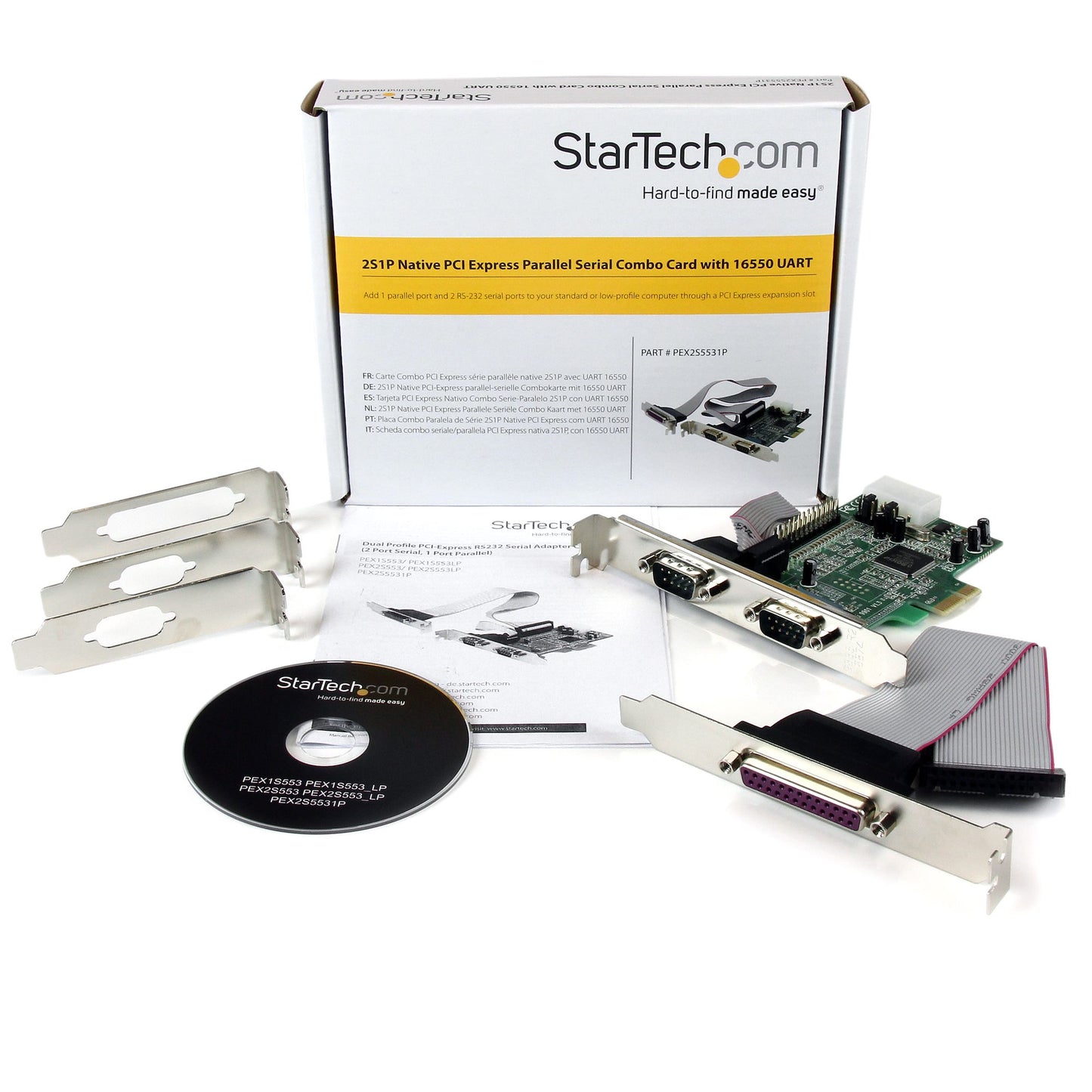 STARTECH 2S1P PCIe Parallel Serial Combo Card - PEX2S5531P