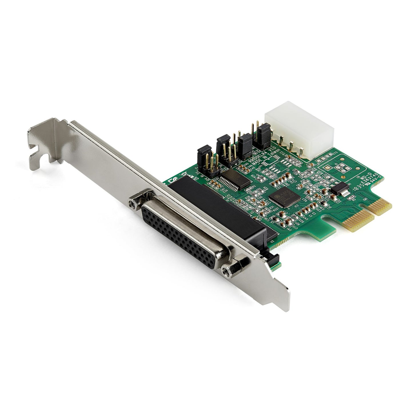 Carte adaptateur série DB9 StarTech 4 ports PCIe RS232 PEX4S953