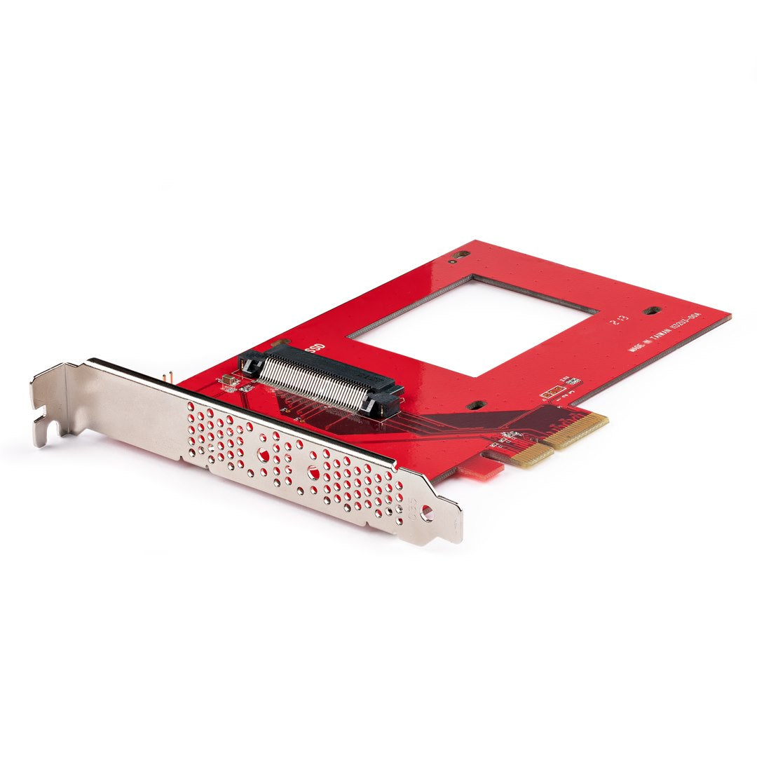 StarTech PCIe 4.0 x4 U.3 NVMe SSD Adapter Card - TAA Compliant