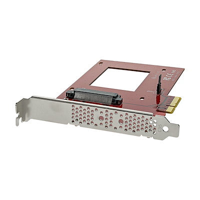 StarTech U.2 to PCIe Adapter for 2.5in NVMe SSD - PCIe x4 Card