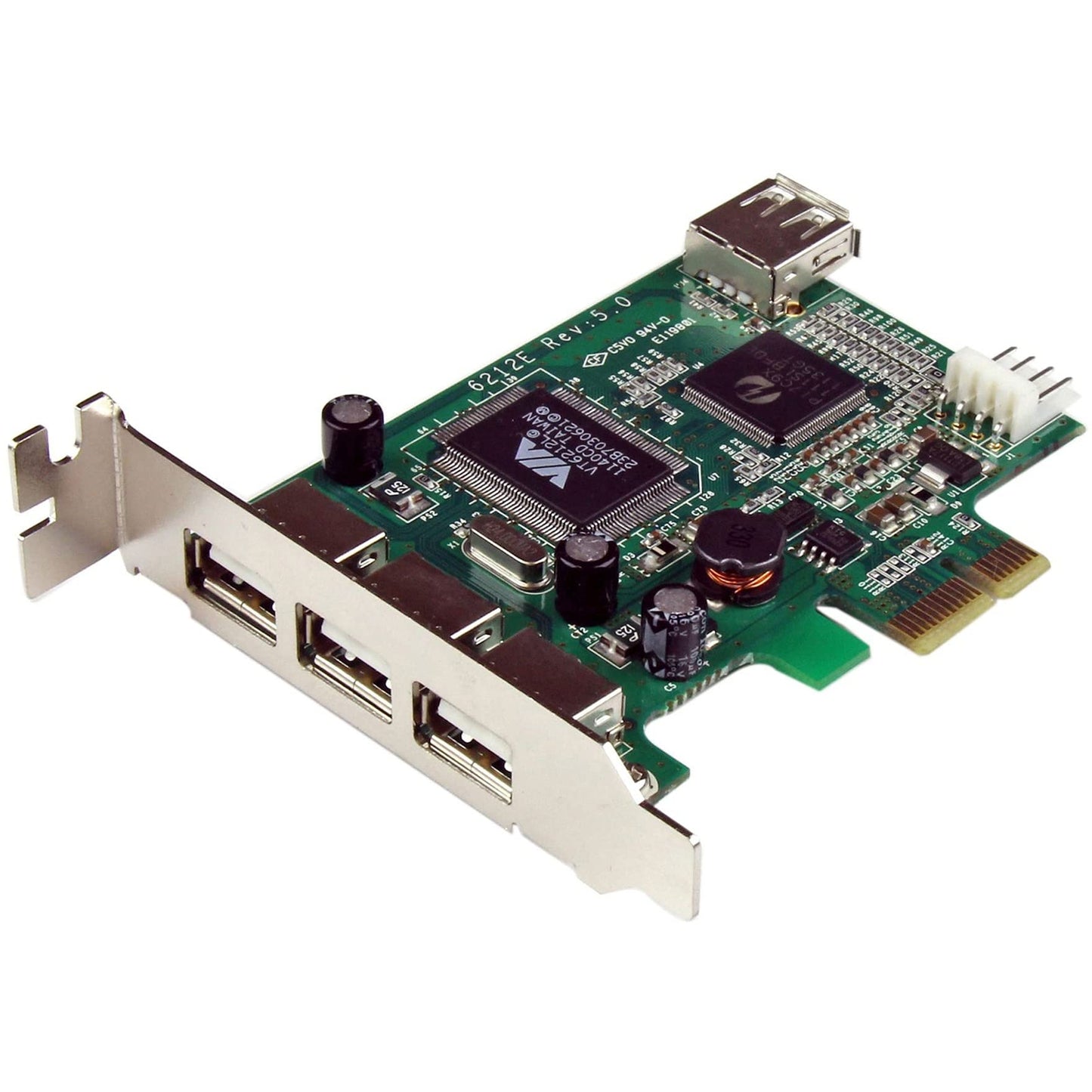StarTech 4-Port Low Profile PCIe USB 2.0 Expansion Card