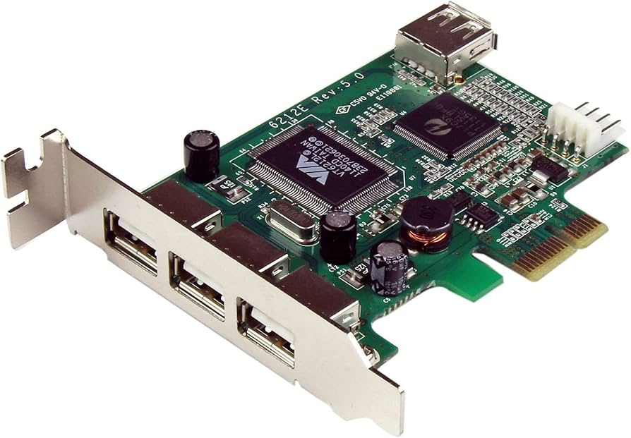 StarTech 4-Port Low Profile PCIe USB 2.0 Expansion Card