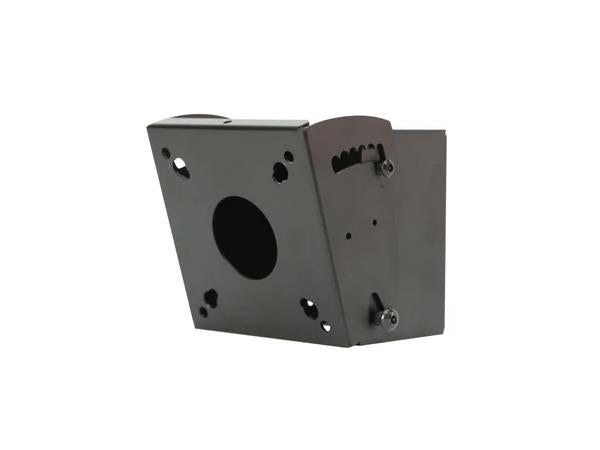 The Peerless Solid-Point FP Straight Column Mount (PLCM-2) is a sleek and robust mounting solution for large-format flat-panel displays up to 90". Designed with tilt and 360° rotation capabilities, this mount ensures flexible viewing angles while supporting a hefty 150 lb load. Made from durable cold-rolled steel and finished in black, it's ideal for commercial and industrial installations requiring dependable overhead mounting.