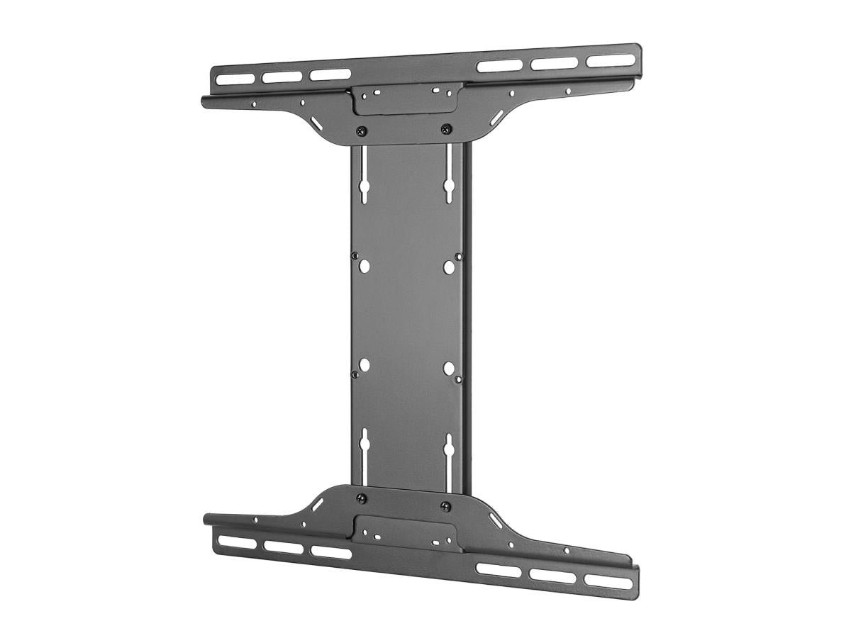 Universal I-shaped adaptor plates designed for 22" to 50" displays. With a durable cold-rolled steel build and 150lb (68.2kg) capacity, they ensure secure mounting without blocking power or signal ports. Backed by a limited 5-year warranty for peace of mind.