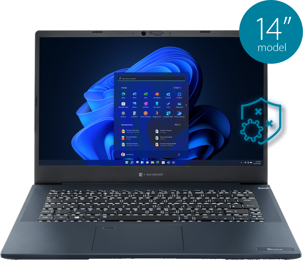 Dynabook Tecra A40-K, i7-1260P, 16GB, 512GB SSD, 14" FHD, Win10 Pro