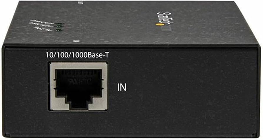 StarTech 1-Port Gigabit PoE+ Extender 802.3at/af, 24W, Daisy Chain up to 500m