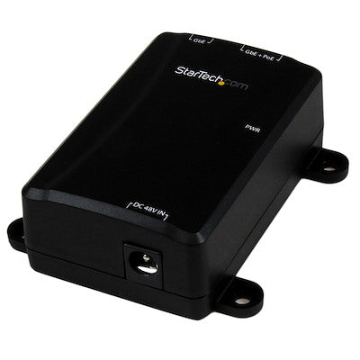 STARTECH POEINJ1G 1-Port Gigabit PoE+ Injector, Wall-Mountable