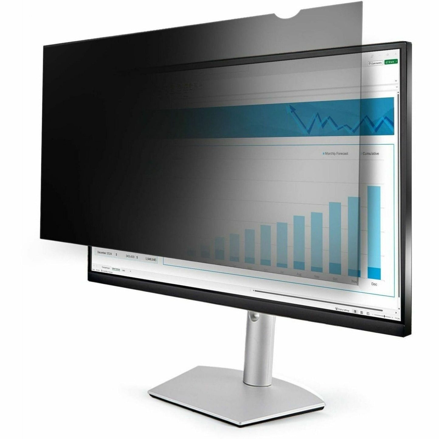 StarTech 21.5" Universal Monitor Privacy Screen - Matte/Glossy, 16:9 Aspect Ratio