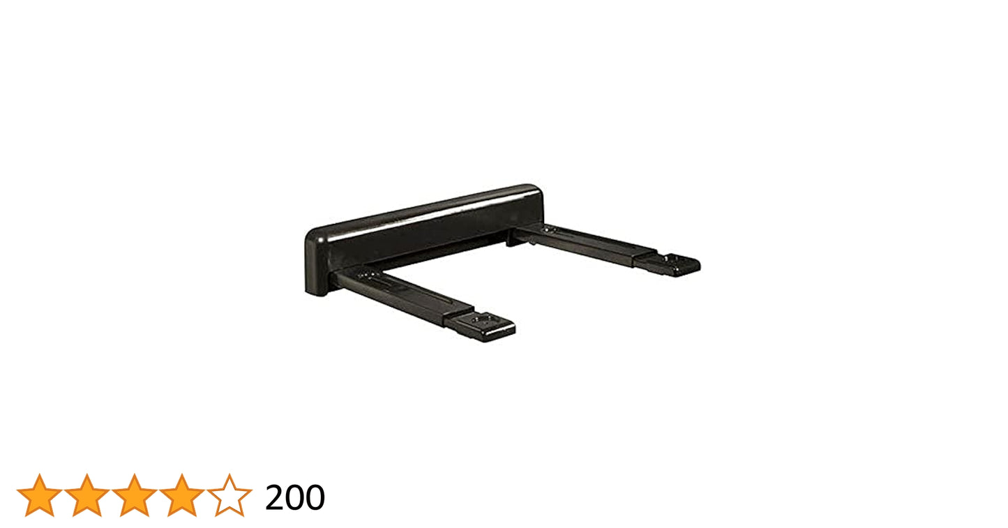 Étagère réglable pour composants audiovisuels Peerless PS200, noir brillant