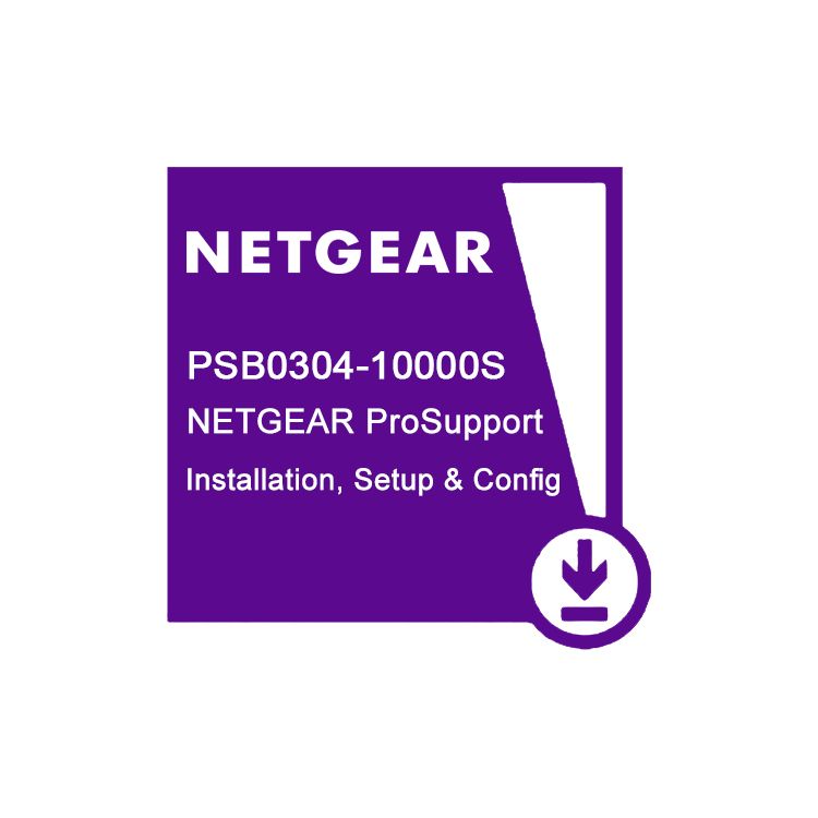Configuration de l'installation de NETGEAR ProSupport - PSB0304-10000S